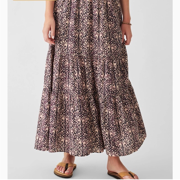 Faherty Dresses & Skirts - Faherty Valentina Skirt (Midnight Kurala Floral) Women's Skirt